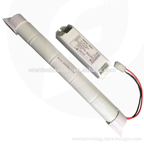 Emergency transformer and 12V 3Ah battery pack for 10W Led panel